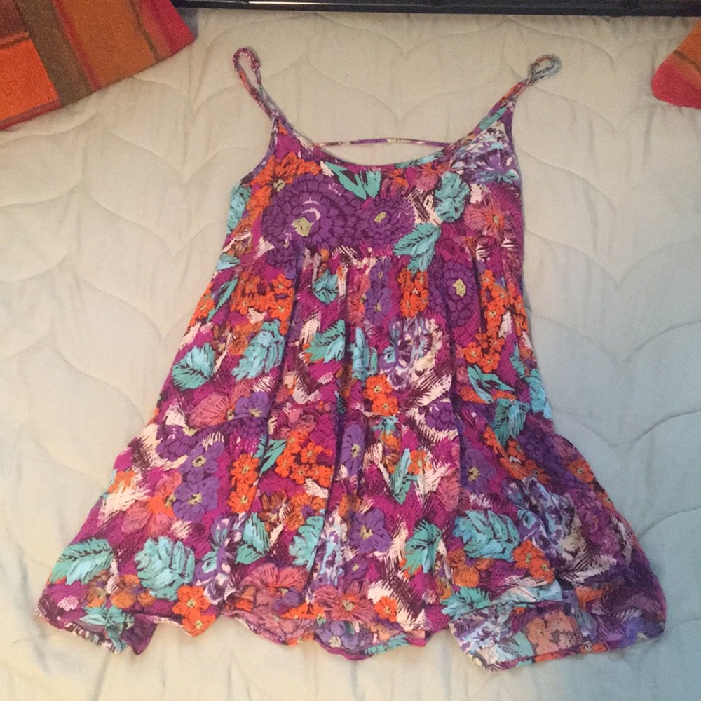 Floral summer tank top